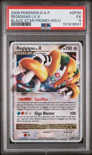 Regigigas LV.X graded PSA 5 for sale on eBay