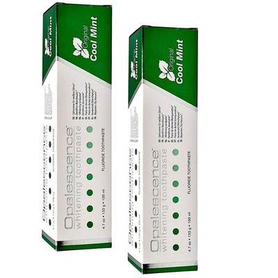 2x ULTRADENT OPALESCENCE Whitening Toothpaste Zahncreme Cool Mint Original