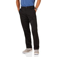 Golfhose Herren Schwarz 31W/32L Stretch Klassischer Schnitt Amazon Essentials