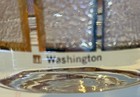 Set of 8 Vintage Rocks Whisky MCM Washington Glasses Gold Barware Pasinski — photo 5