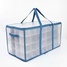 Christmas Ornaments Storage Box Container Fits 128 Holiday Ornaments