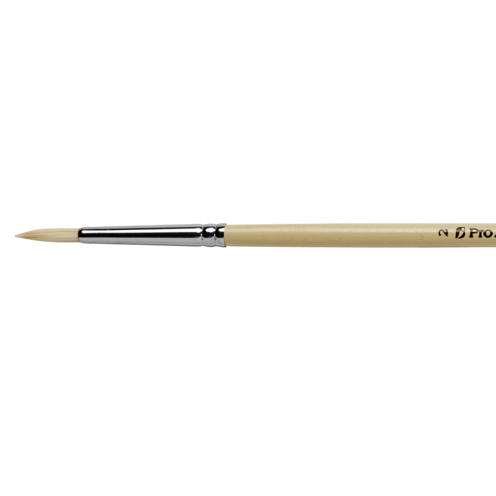 Pro Arte : B Hog : Hog Bristle : Series B : Round : Size 2