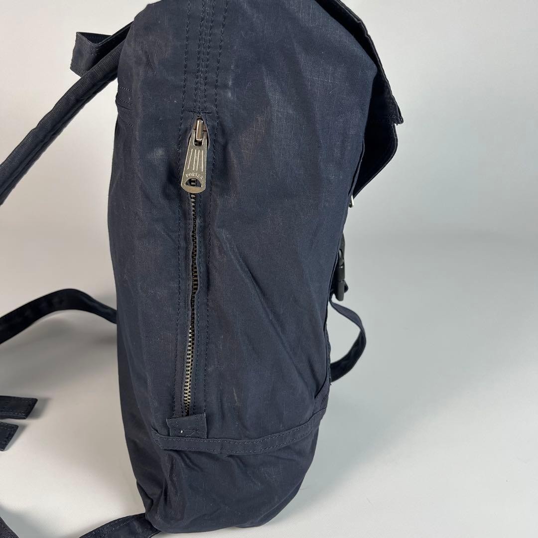 Porter Cube Navy Drawstring Backpack Used Waterpr… - image 4