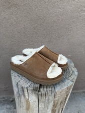 UGG CHESTNUT CLASSIC SHEEPSKIN GREENPORT SLIDE SLIPPERS, WOMEN US 8/ EUR 39 NEW