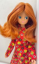 OOAK Custom Rerooted Vintage 1970s Mary Quant Daisy Doll Ginger Red Hair & Dress