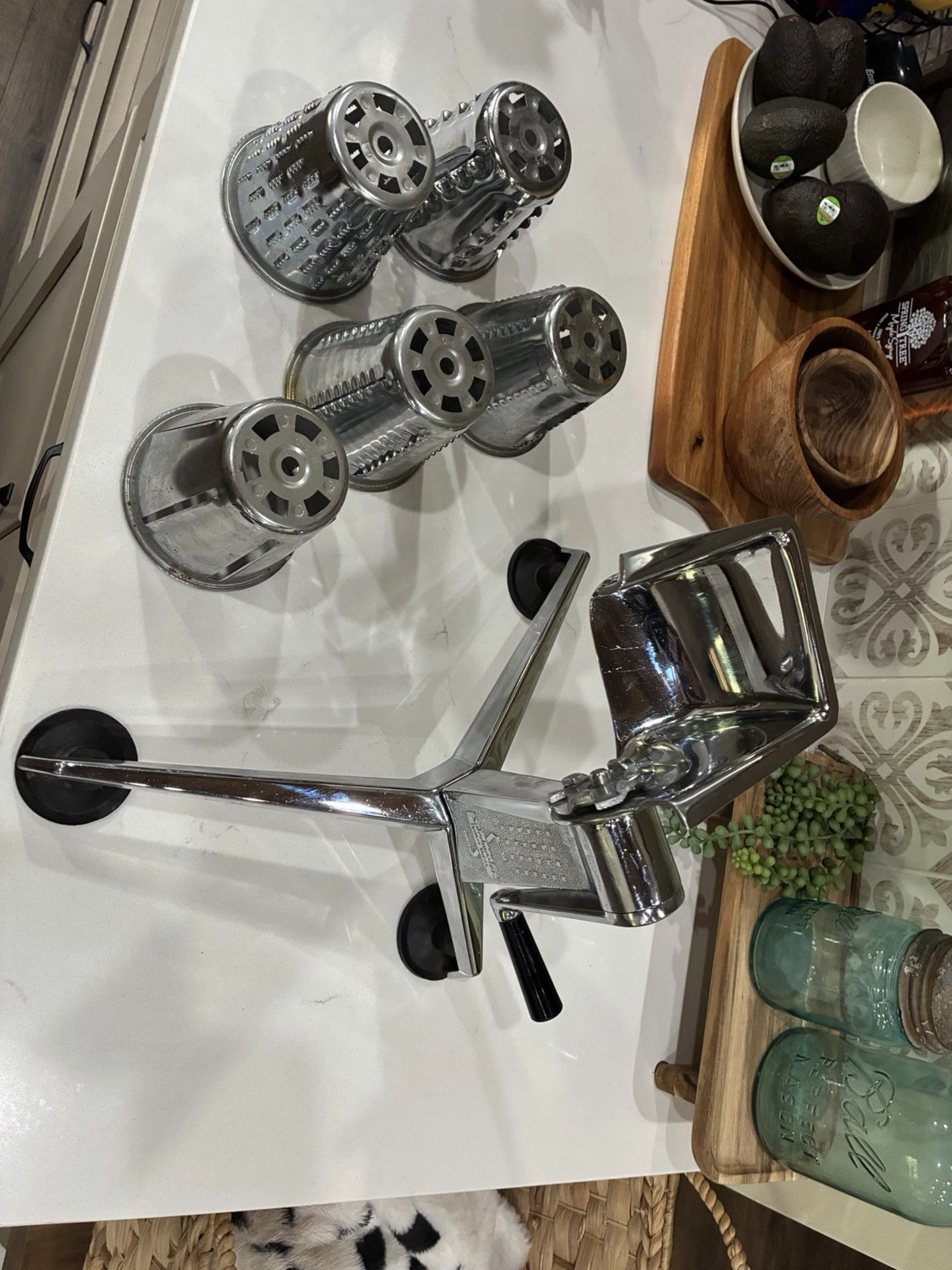 Saladmaster Vintage Five Star Food Processor Chopper Shredder Slicer 5 Cones
Opens in a new window o