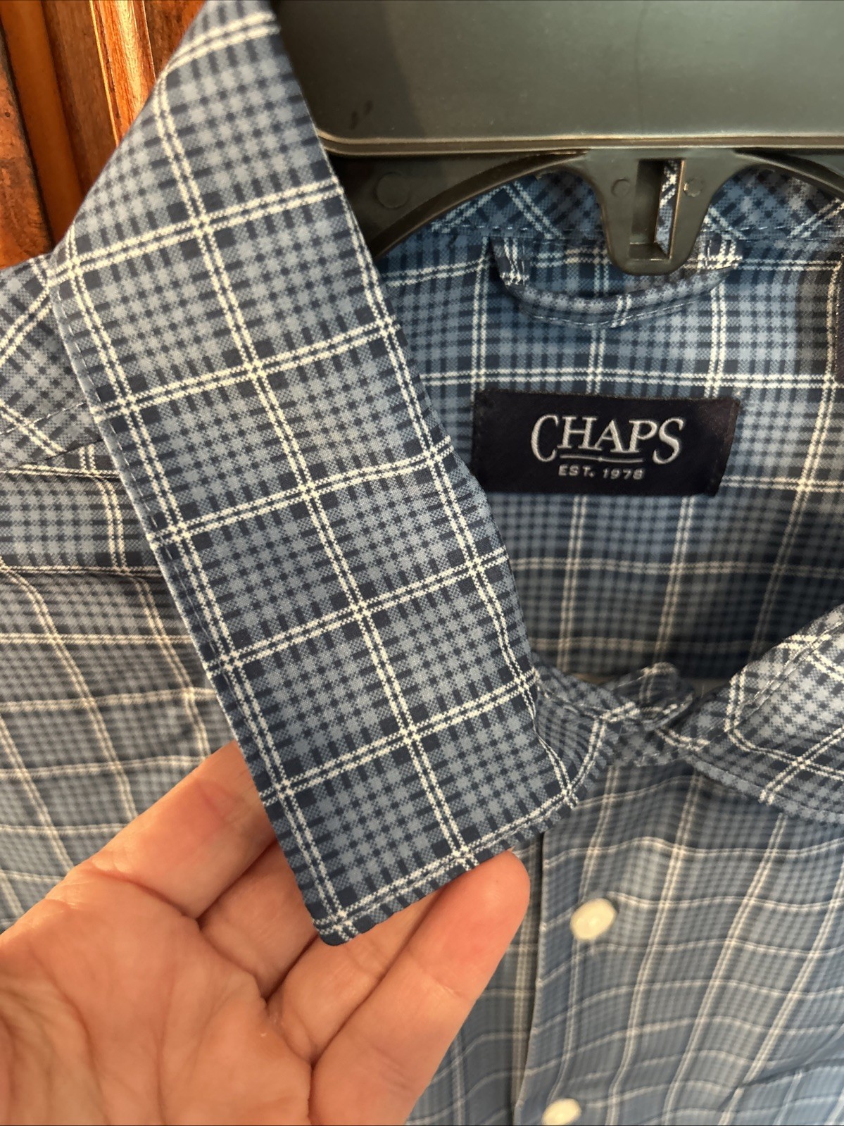 CHAPS  Men’s Performance Button Down L/S Shirt La… - image 2