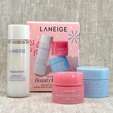 Laneige Sephora Birthday Gift Set Lip Sleeping Mask Water Bank Cream Skin NIB