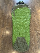 North Face Snowshoe 0F -18C Regular Size Sleeping Bag Mummy Bag Green Black