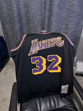 MAGLIA SWINGMAN MAGIC JOHNSON #32 LOS ANGELES LAKERS MITCHELL &NESS "USATA"