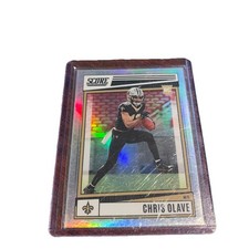 2022 Panini Chronicles - Score Premium Rookies Chris Olave #SP-378 Silver Prizm