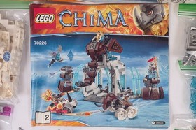 LEGO Chima 70226 Mammoth&rsquo;s Frozen Stronghold Complete 5 Minifigs Retired