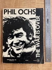 Phil Ochs The War Is Over Songbook Barricade Music Inc 1968 First Edition