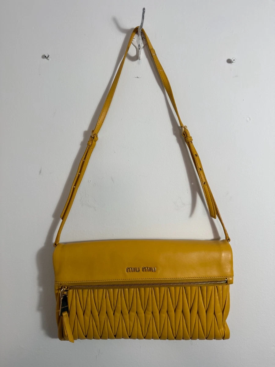 Miu Miu Yellow Bags & Handbags for Women for sale | eBay