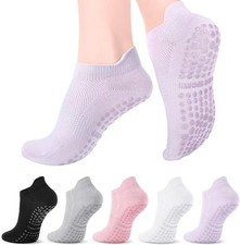 Calcetines JSPUPIFIP Pilates Talla {5.5 - 8.5} Empuñaduras antideslizantes para Yoga/Pilates