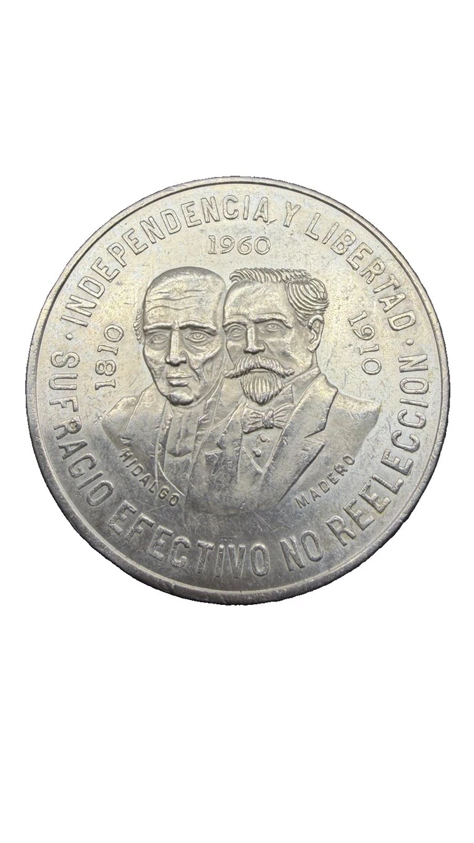 25+ 10 Pesos 1960 Silver Mexican Coins (1905-Now) for sale