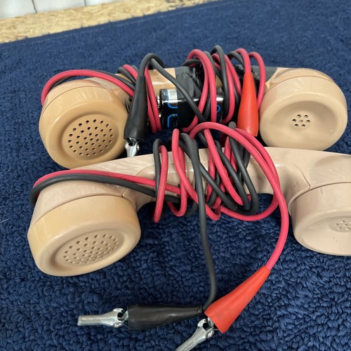 AT&T lineman's handsets/butt sets. 1980’s Era