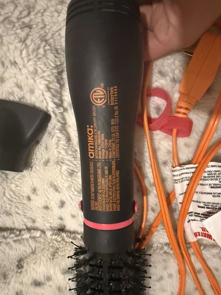 Amika Triple Header Interchangeable Blow Dryer Brush 3-in-1 - GREAT condition - Image 4 of 4