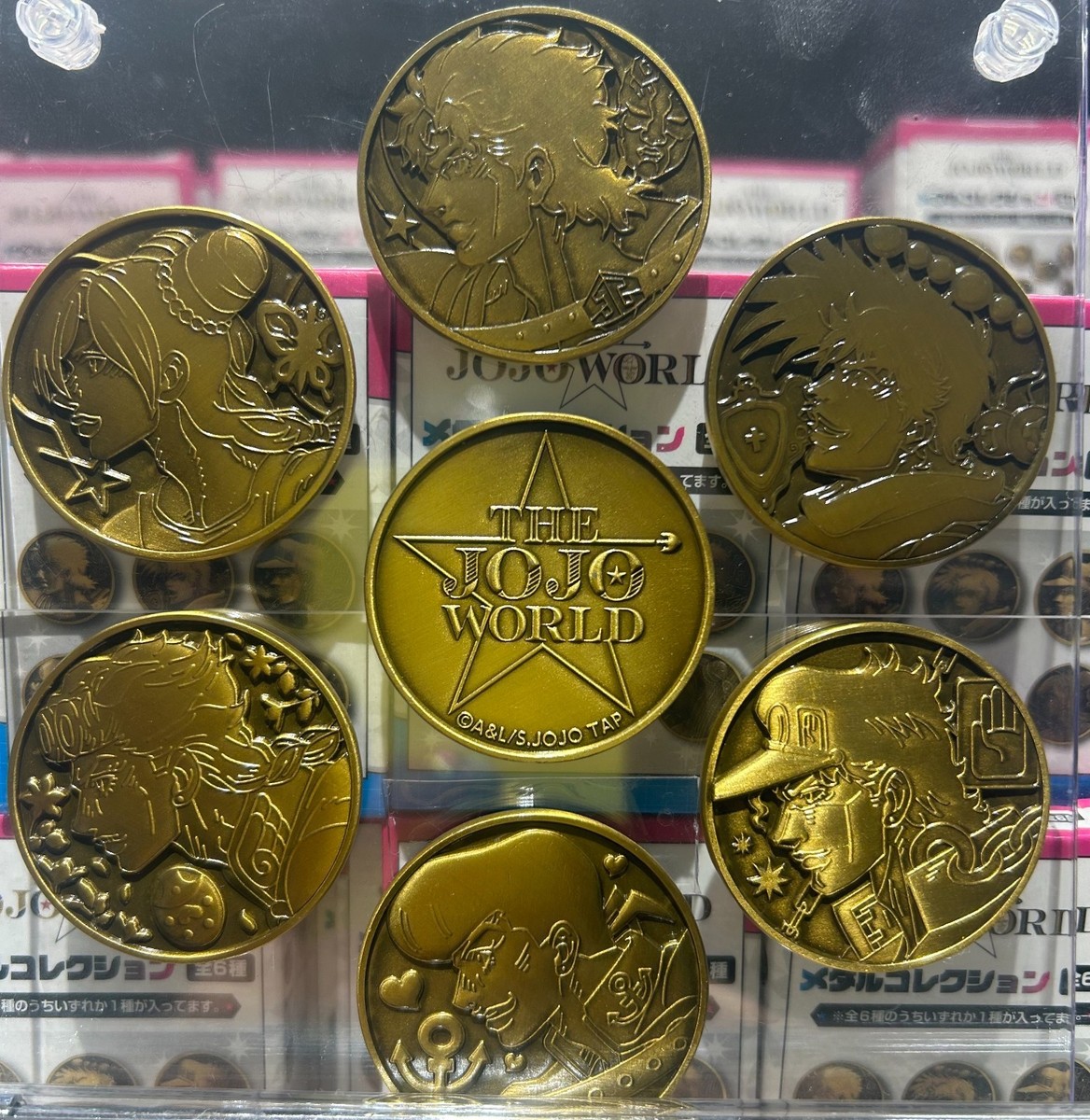 THE★JOJOWORLD メダルコレクションvol.1 (6種セット、被り無し THE JOJO WORLD Medal Collection vol.1 6-piece complete box | eBay