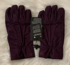 LULULEMON City Keeper Gloves in Purple/Black Sz L/XL NWTs
