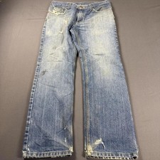 Distressed Carhartt Jeans w/ Honey Combing  Insane Fade