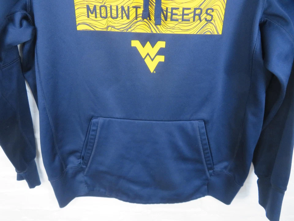 West Virginia Mountaineers Hoodie Mens XL NCAA Football Nike Pullover Fleece - Image 3 of 4