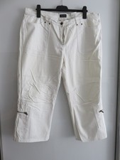 Hose weiß Gr. 48 TOP  Jeans (E)  Bermuda MIA LINEA Strech