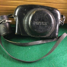 Petri 7 35mm Camera With Case and Film Case Untested Very Clean