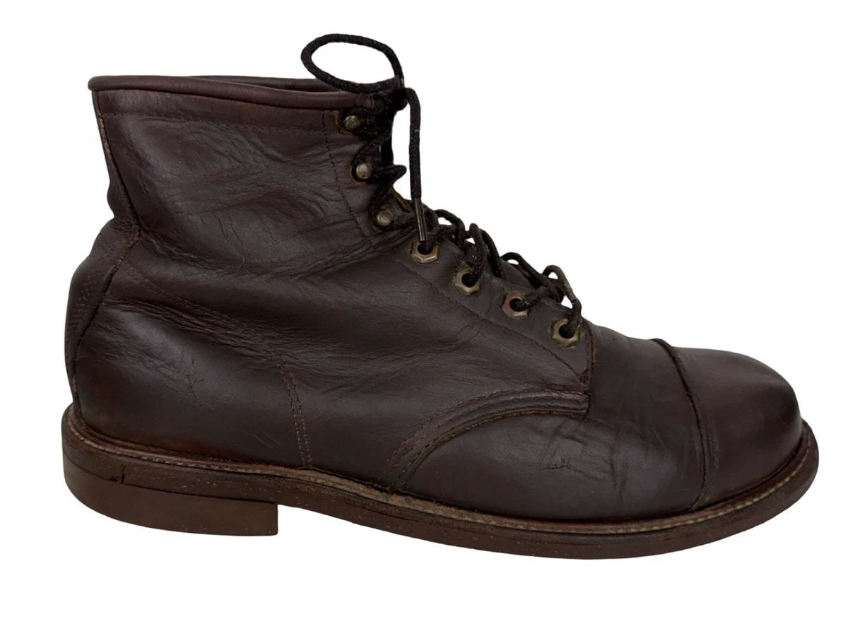 Chippewa Aldarion Black Logger Waterproof Round Steel Toe Work Boot Mens 7.5M Chippewa Motorcycle Medium Width D, M Boots for Men for Sale  main image 2