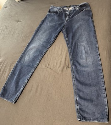 ALBERTO Denim Regular Fit Stretch Straight Jeans Blue 5-Pocket Men's