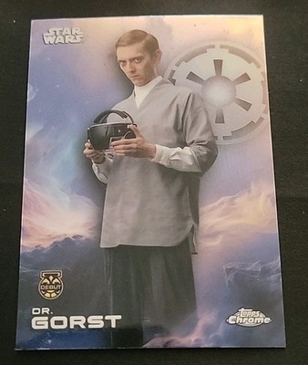 2025 Topps Chrome Star Wars - #34 Dr. Gorst Debut Refractor Andor