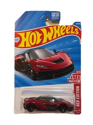 Hot Wheels Maclaren Hot Wheels McLaren W1 Red Supercar Mainline New Card