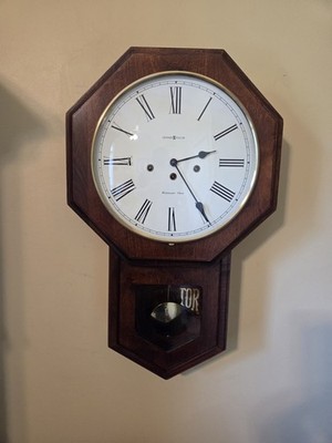 Howard Miller Regulator Wall Clock 620-142 Westminster Chimes Serviced Working