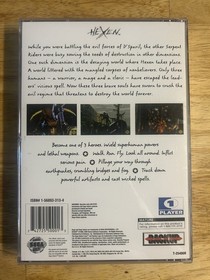 Hexen (Sega Saturn, 1997), CIB Complete, Registration card untouched 