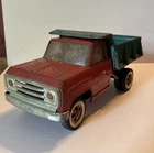 Vintage Tonka Dually Dump Truck Pressed Steel Red/Green Made USA Works