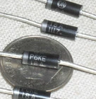 4 ON SEMI P6KE18A TRANSORB 18V TVS TRANSIENT PROTECTION UNI DIODE DO204AC FRE SH