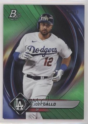 2022 Bowman Platinum Green 56/99 Joey Gallo #80 6u5