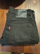 Levis 511 Mens Denim Jeans Black 32 X 30
