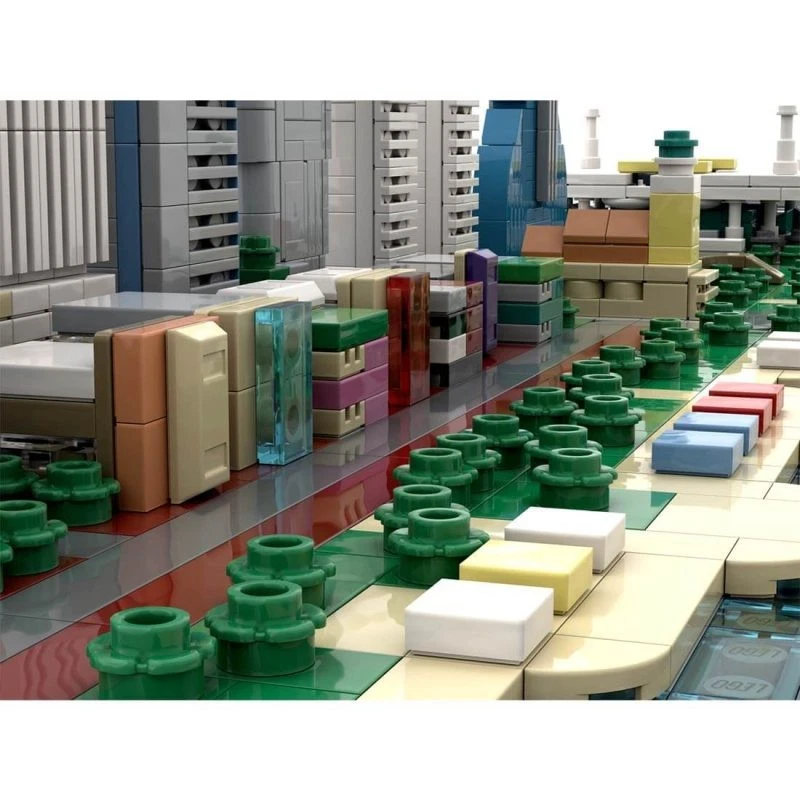 1/2000 Scale Miami Skyline 1337 Pieces for Aged 14 and above Building Toys Set - Image 3 of 4