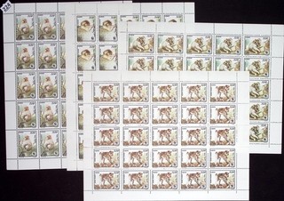 # 25X ARGELIA 1988 MNH WWF MONO ANIMALES