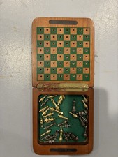 Pocket Travel CHESS Set Complete in Box Metal...