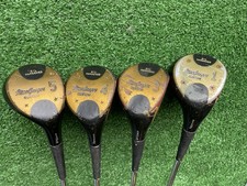 Macgregor Custom RH Driver, 3, 4, 5 Persimmon Set Stiff Flex Steel Shafts