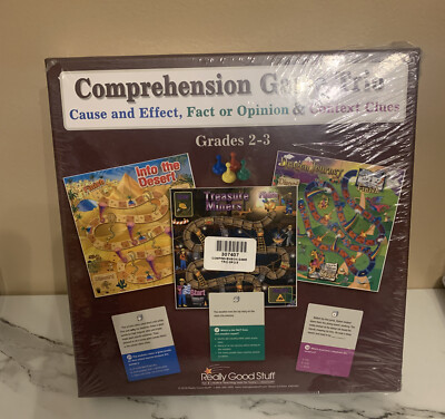 Really Good Stuff 307407 Comprehension Game Trio Cause and Effect Fact Or Opi...