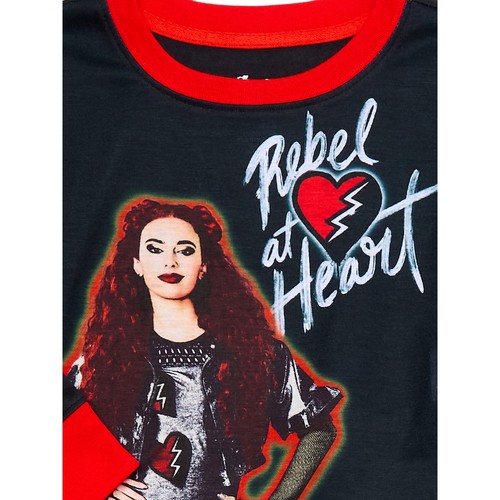 Girls Descendants 4 Pajamas Set Rise of Red Disney Rebel Heart 4 5 6 7 8 10 12 - Picture 2 of 4
