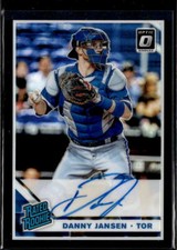 2019 Donruss Optic #RRS-DA Danny Jansen Rated Rookies Signatures Light Blue Exce