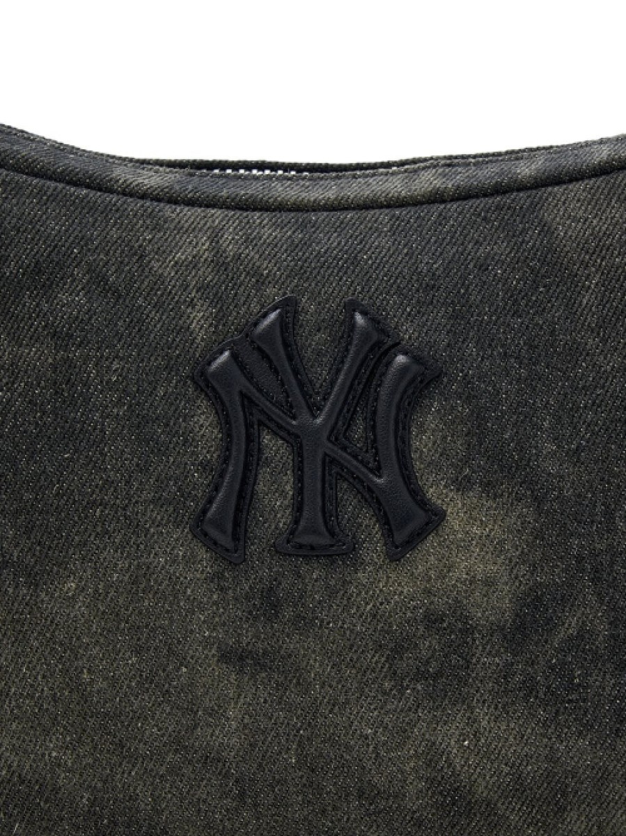 MLB] Vintage Washing Shoulder Bag NY Charcoal Grey | eBay