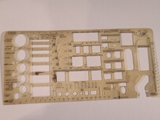 Vintage RapiDesign Drafting Template ABC No. 22 Architects Builders Engineering
