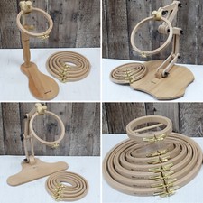 Nurge Embroidery Cross Stitch Tapestry Hoop Ring Table Seat Stand in 3 Options
