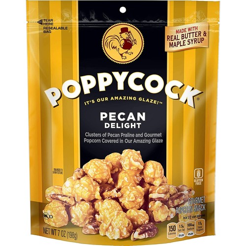 Lot of (3) Orville Redenbacher's POPPYCOCK Pecan Delight Gourmet Popcorn 7oz.