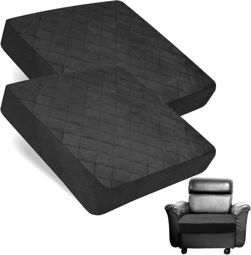 2Pcs Seat Cushion for Recliners, Memory Foam Recliner Cushion, 20X20X5'' Thick S